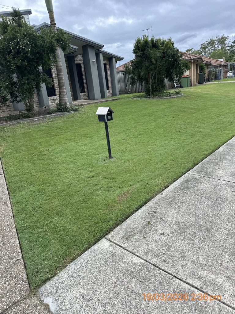 Commercial lawn service